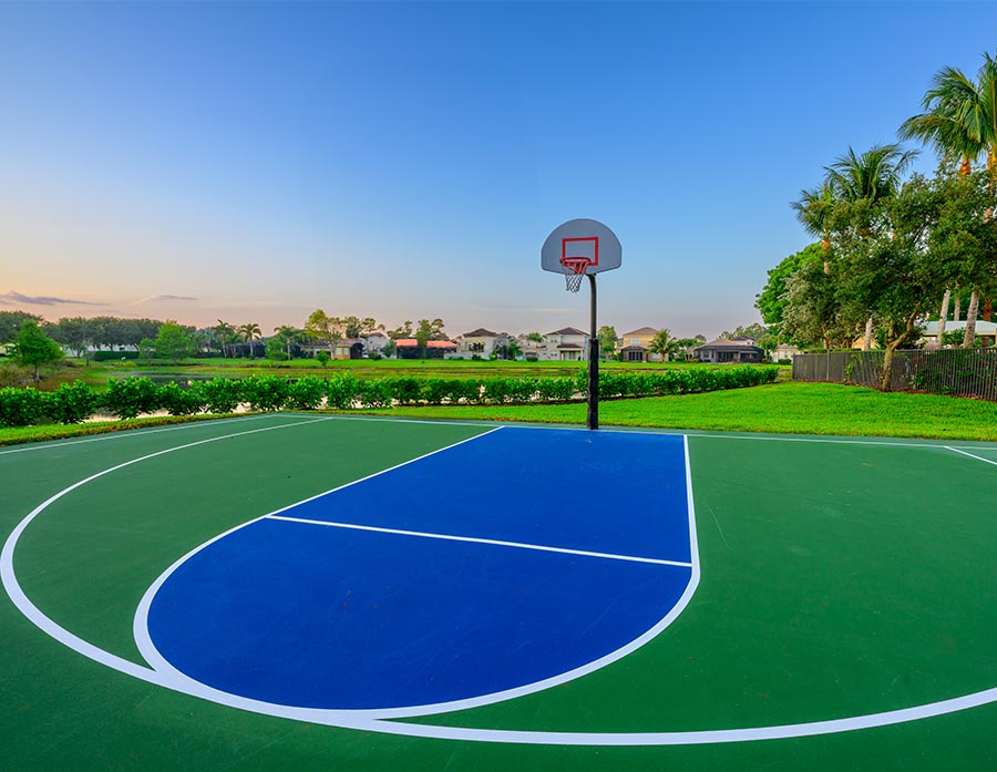 Marbella Lakes Amenities Basketball Court